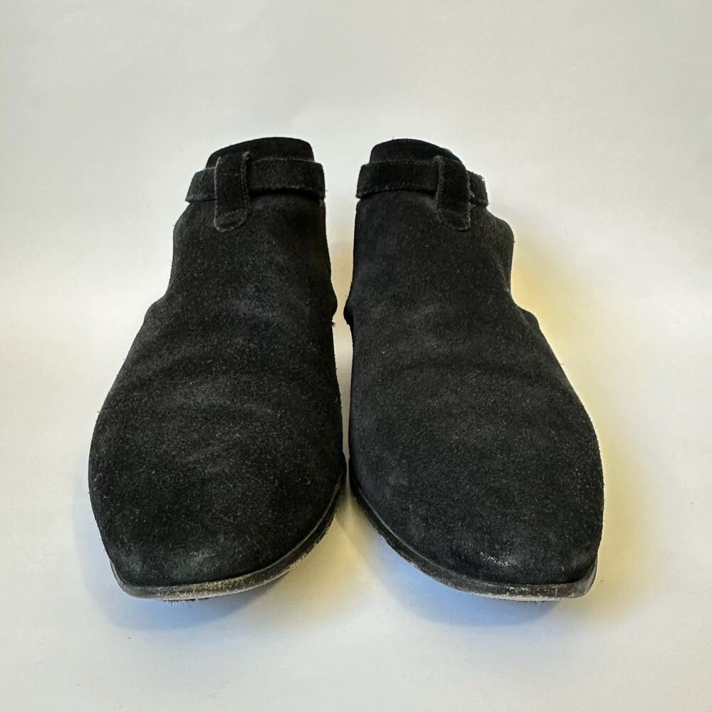 SAINT LAURENT Jodhpur Crop Ankle Boots Black Suede London 20 - Picture 5 of 12